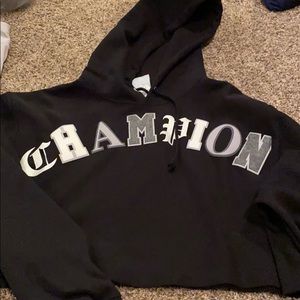 Champion cropped hoodie